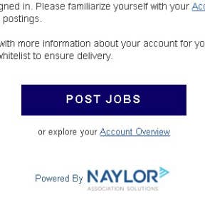 Start the job posting process.