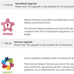 Select additional upgrades.