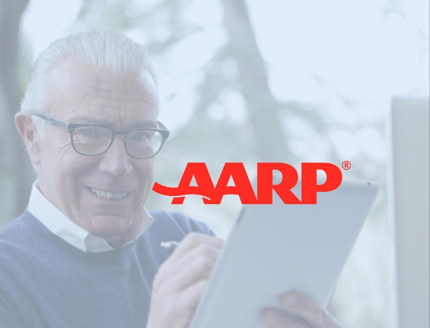 AARP logo.