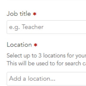 Create your listing.