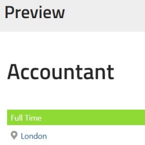 Review your job ad.