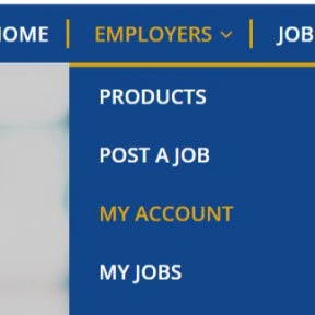 Click on "MY ACCOUNT."