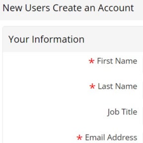 Create an account.