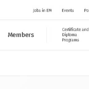 Go to the ACEM job board.