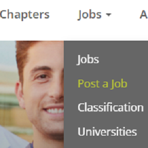 Click on "Post a Job."