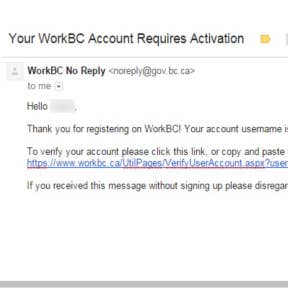 Activate your account.