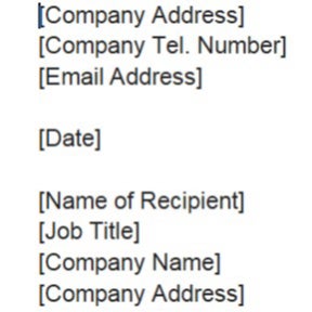 Add company information.