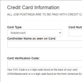 Add your credit card details.