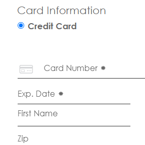 Enter your payment details.