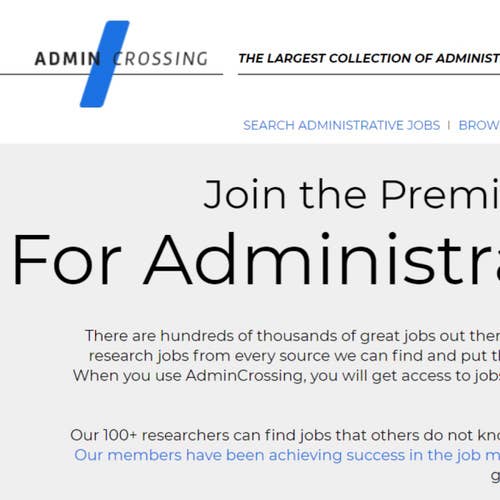How to Post a Job on AdminCrossing: