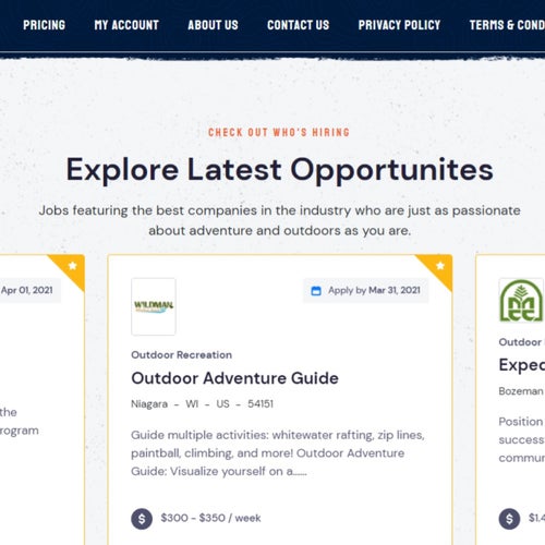 How to Post a Job on Adventure Job Board: