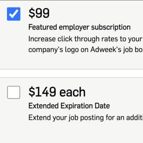 Choose additional upgrades.
