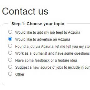 Complete the online form.