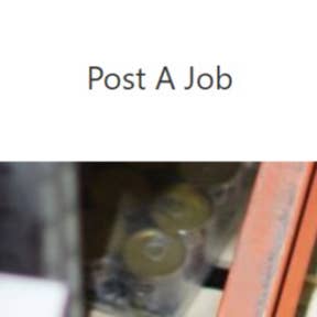 Click on "Post A Job."