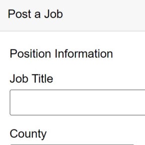 Create and post your job ad.