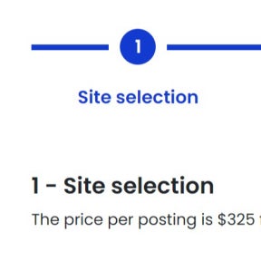 Select a niche site.