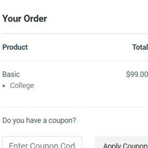 Review your order.