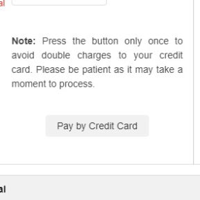 Complete your payment.
