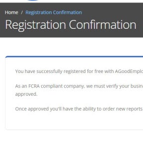 Obtain approval from AGoodEmployee.com.