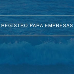 Registra tu empresa.