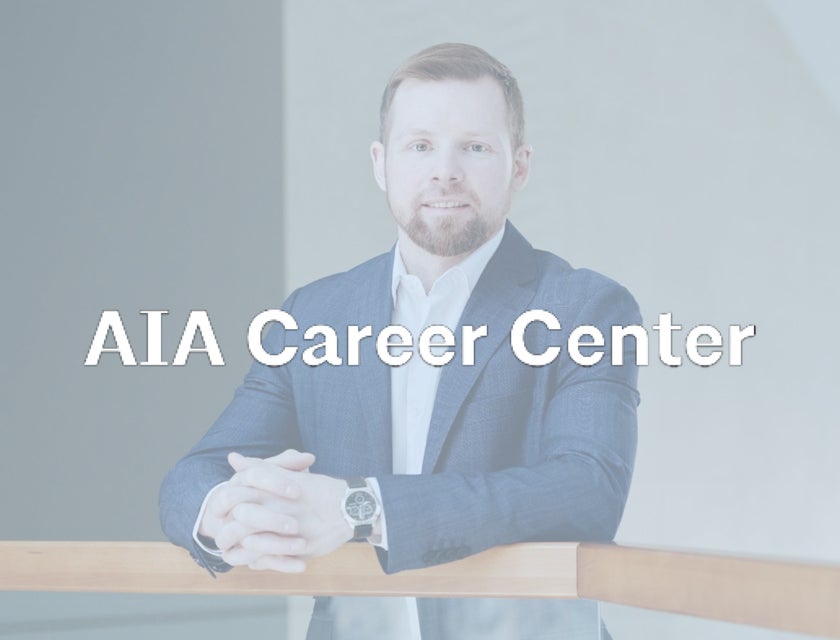 AIA Career Center Logo.