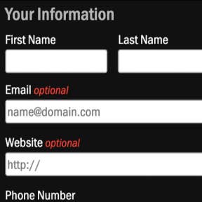 Add your company details.