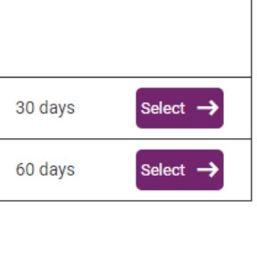 Select a job posting plan.