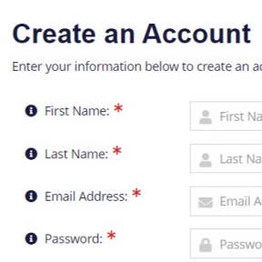 Create an account.