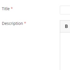 Create your listing.