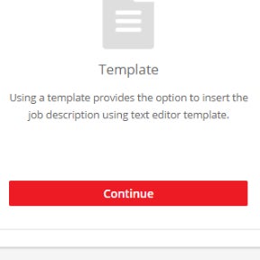 Start the job posting process.