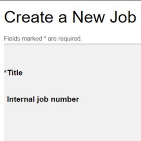Create your job post.