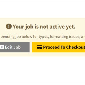 Review your job ad.