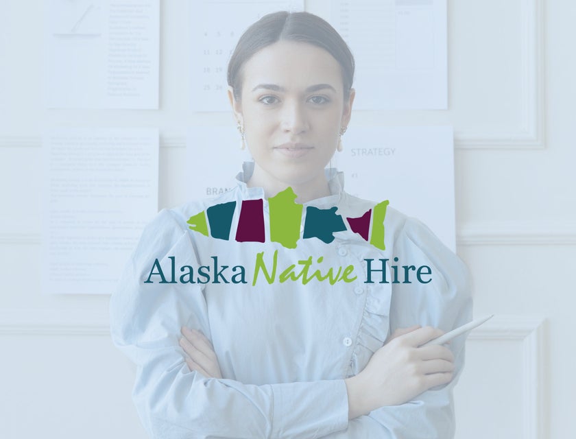 Alaska Native Hire Logo.