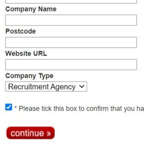 Create your account.