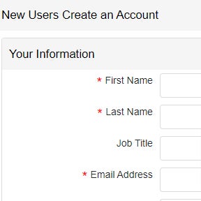 Create an employer account.