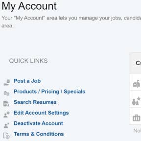 Create a job post.