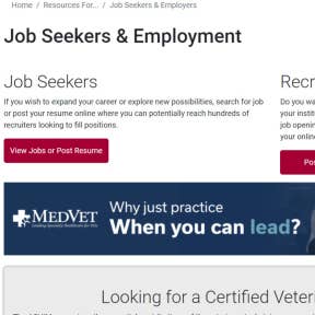 Head to the Job Seekers and Employment page.