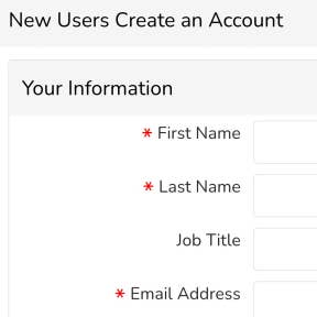 Create an account.