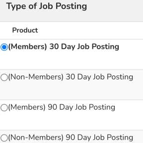 Create your job post.
