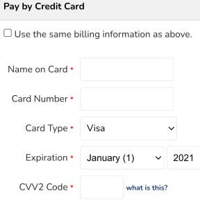 Review your order and complete the payment.