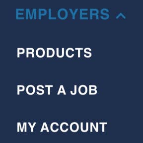 Navigate to the AMA Job Board home page.