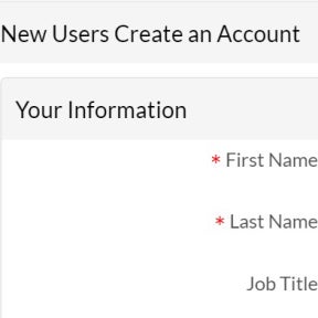 Create an account.