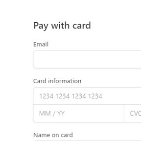 Provide your billing information.