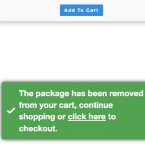 Proceed to checkout.