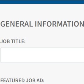Create your job post.