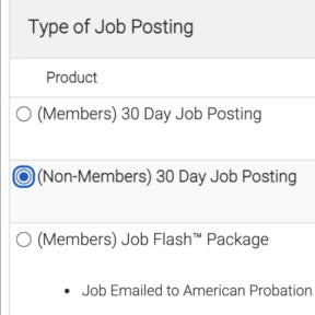 Create your job post.