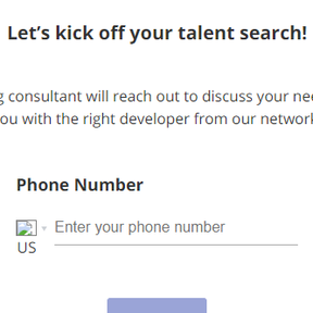 Start the hiring process.
