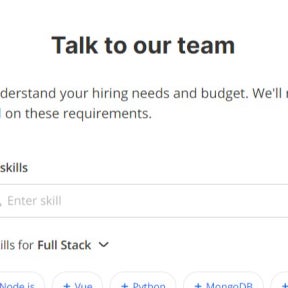 Start the hiring process.