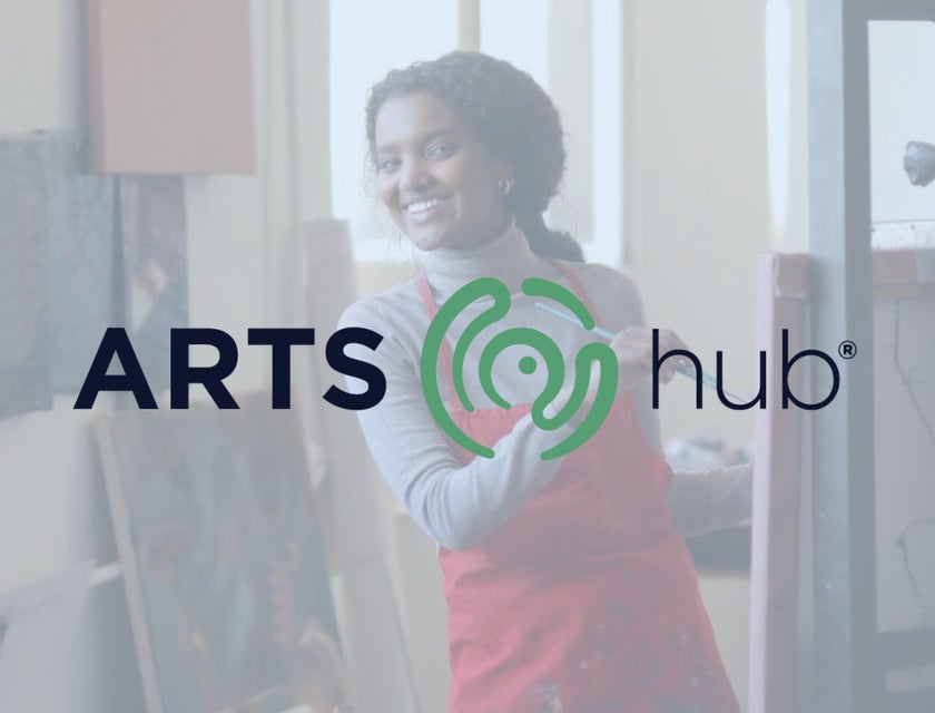 ArtsHub Jobs logo.