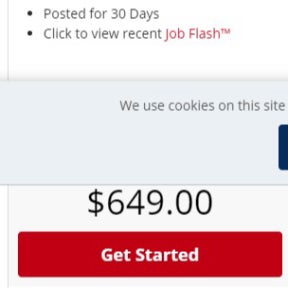 Select your job posting package.